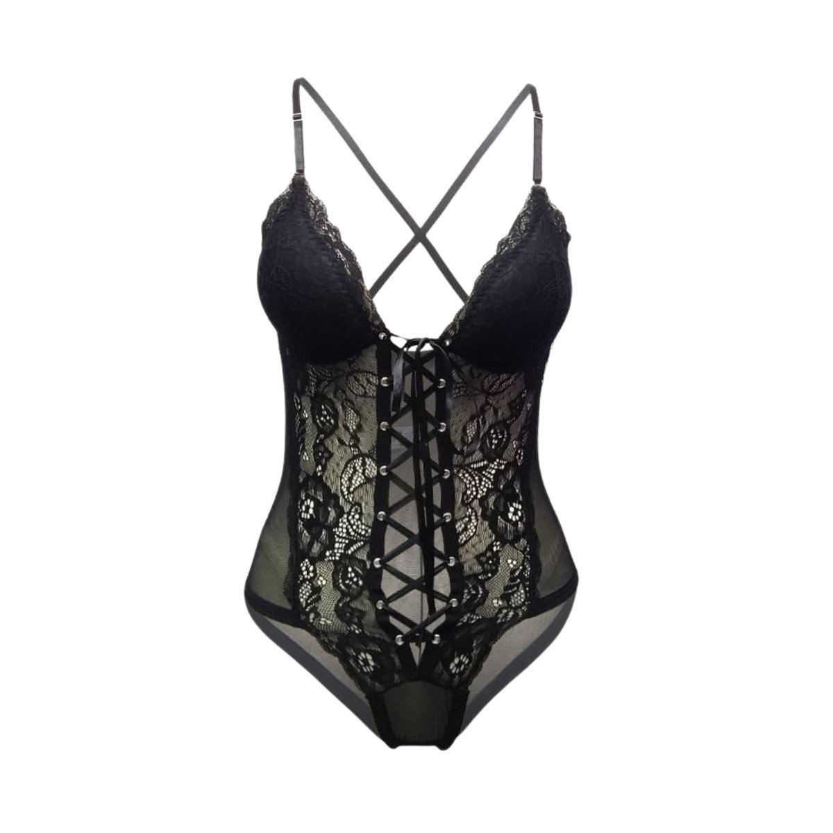 Body Do Bem em Renda e Tule - Sensualle | Tamanho Único | Disponível em 2 Cores - 3