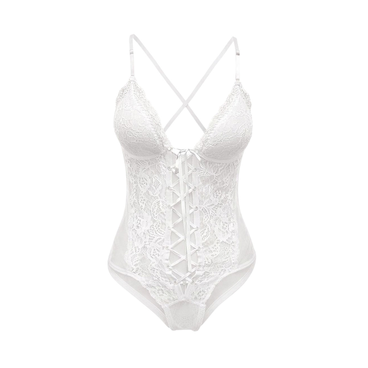 Body Do Bem em Renda e Tule - Sensualle | Tamanho Único | Disponível em 2 Cores - 5