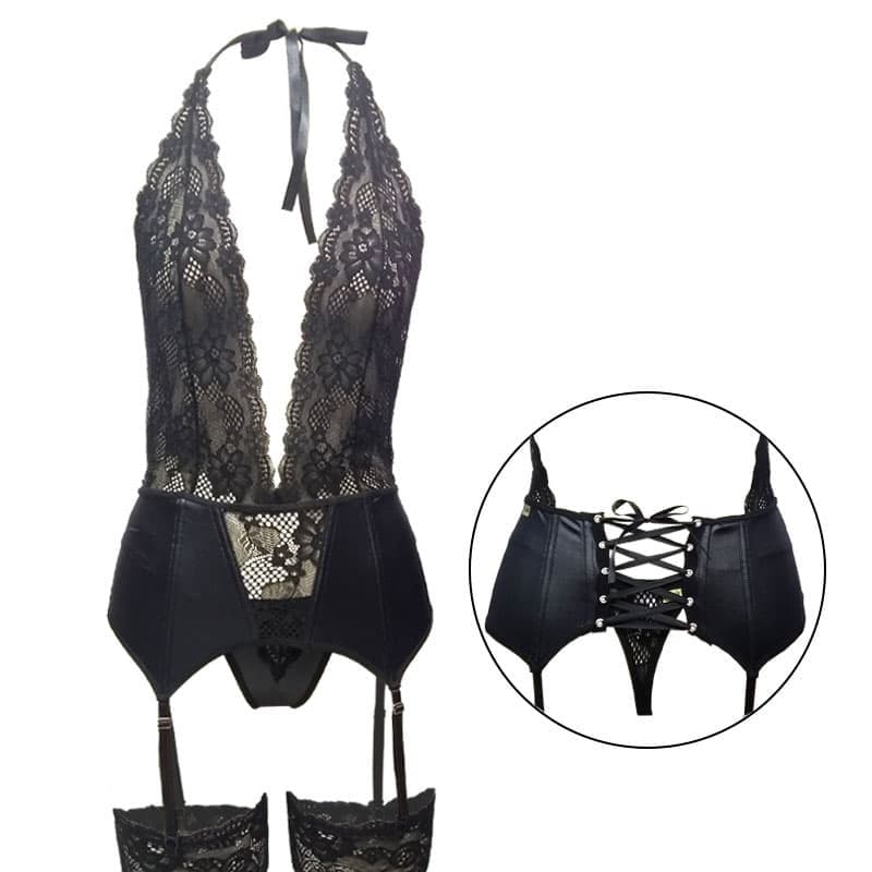 Sensualle - Body Detalhes com Frente Única Tamanho Único - 2