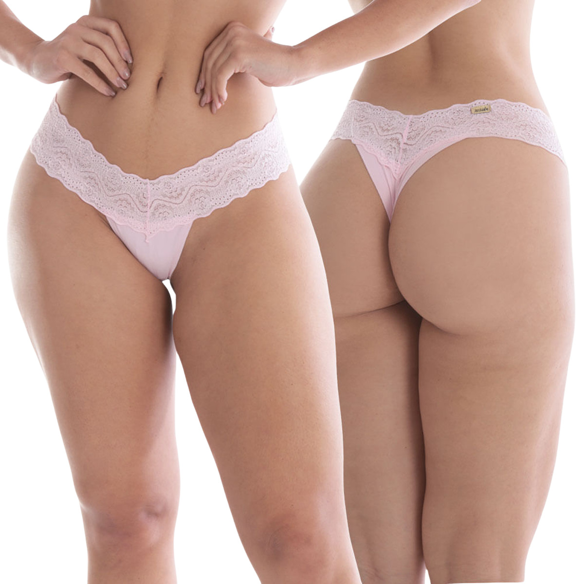 Calcinha Cristal em Lycra e Renda - Sensualle | Tamanho Único | Disponível em 9 Cores - 4