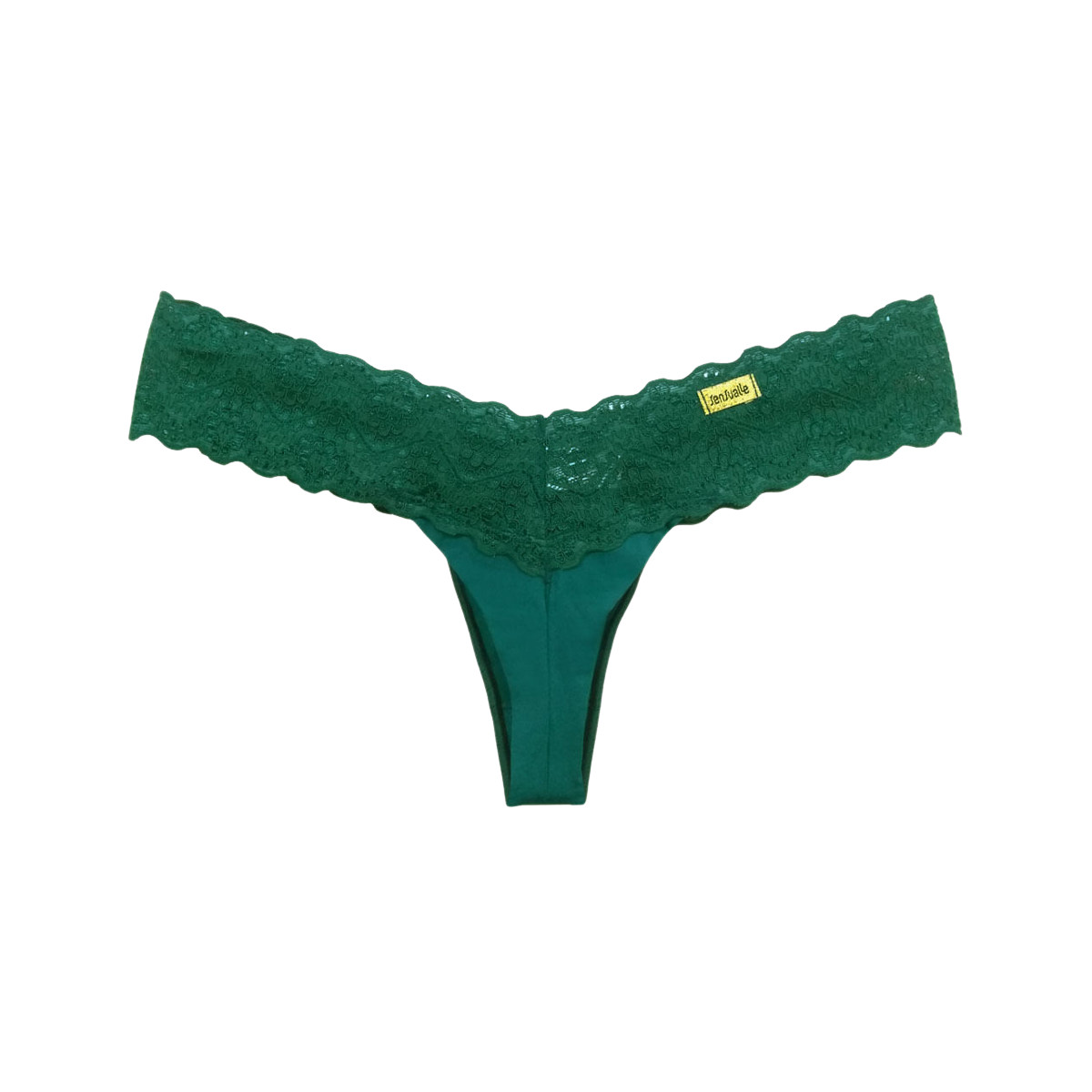 Calcinha Cristal em Lycra e Renda - Sensualle | Tamanho Único | Disponível em 9 Cores - 12