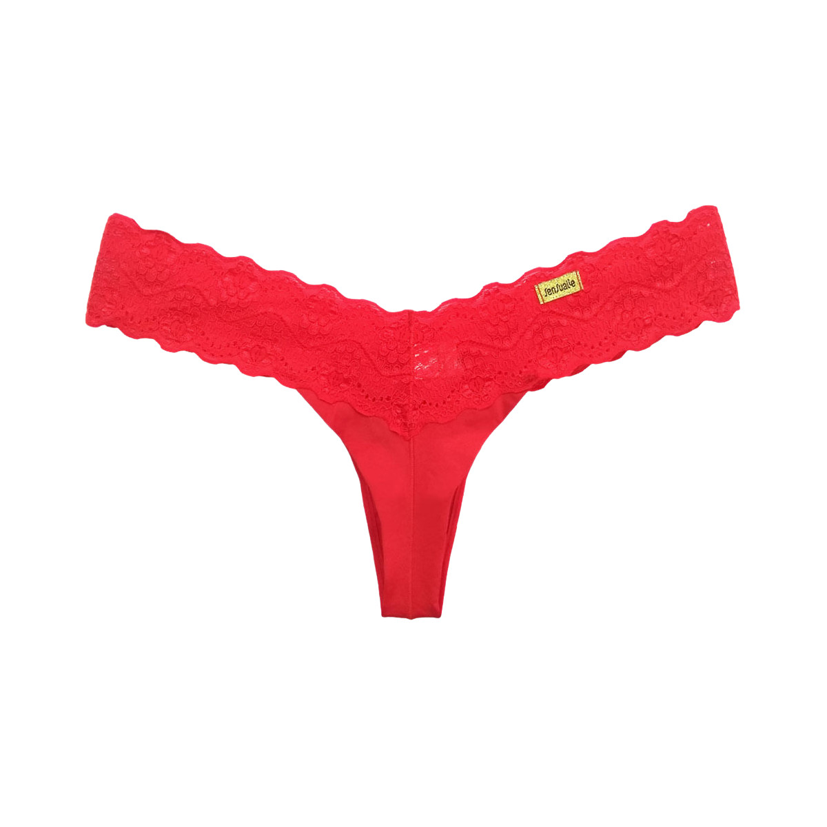 Calcinha Cristal em Lycra e Renda - Sensualle | Tamanho Único | Disponível em 9 Cores - 18