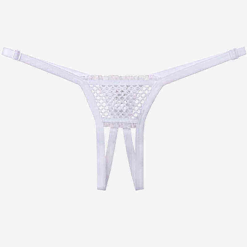 Sensualle - Calcinha Fio Dental Babado | Disponível em 2 Cores - 3