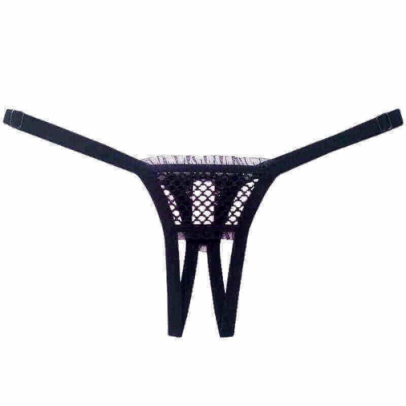 Sensualle - Calcinha Fio Dental Babado | Disponível em 2 Cores - 2