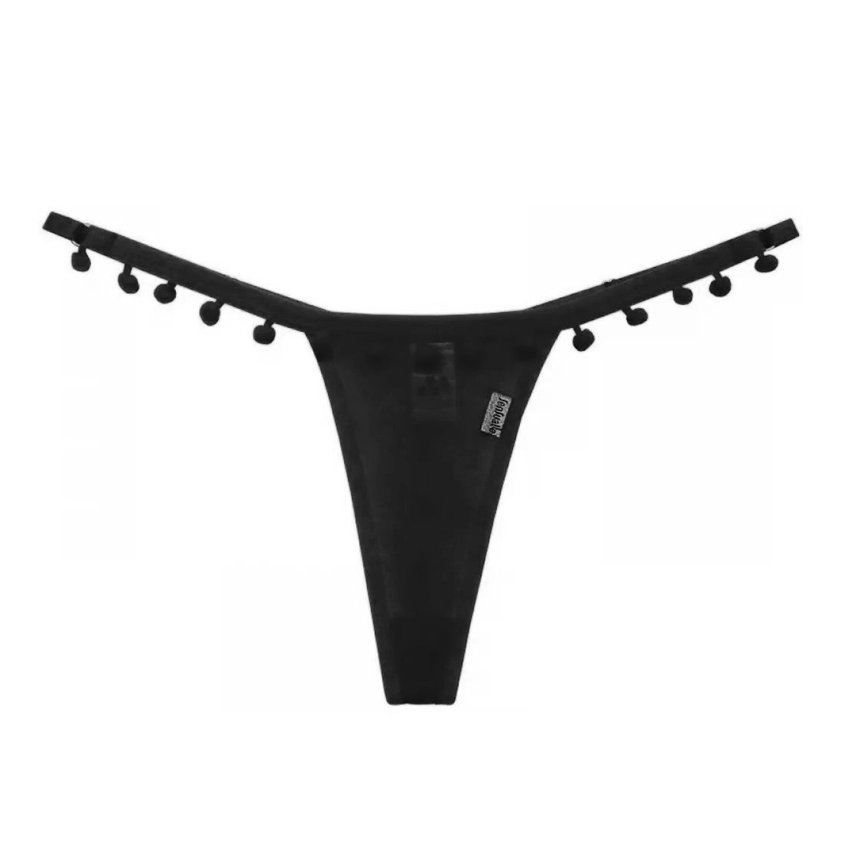 Calcinha Fio Dental Singela com Detalhe de Joia - Sensualle | Tamanho Único | Disponível em 3 Cores - 5