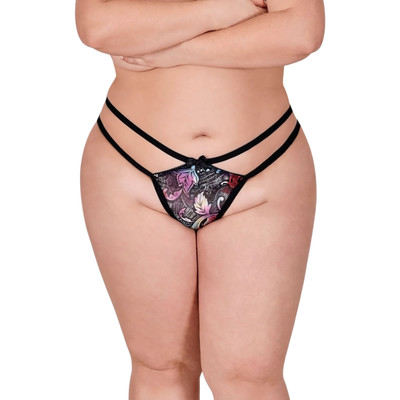 Foto 2 do produto Calcinha Simplesmente - Sensualle | Disponível Tamanho Plus Size e 4 Estampas