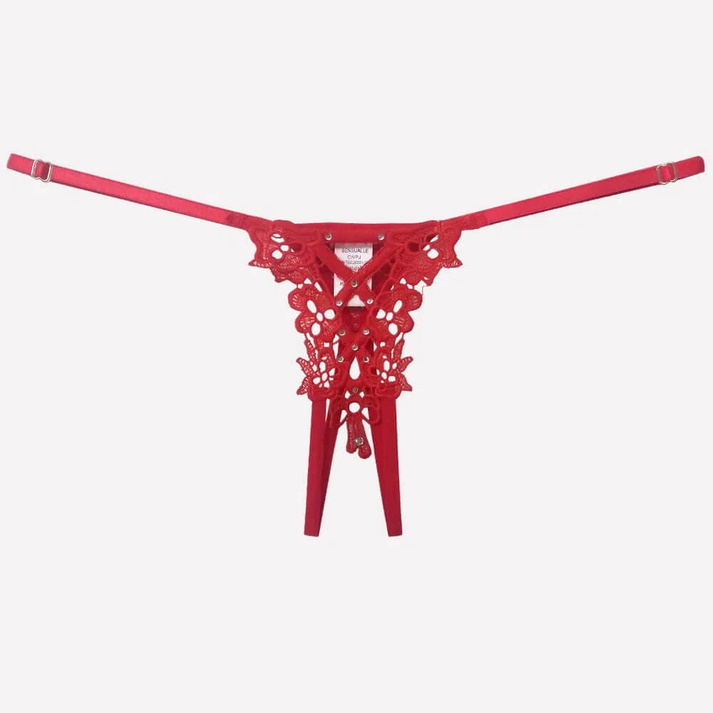 Sensualle - Calcinha Fio Duplo Espoleta | Disponível em 6 Cores - 6