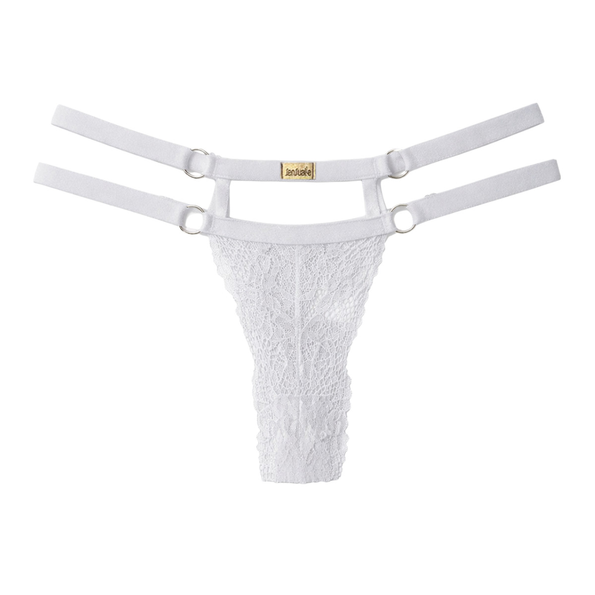 Calcinha Tanga Fio Dental em Renda com Strappy - Sensualle | Tamanho Único | Disponível em 2 Cores - 4