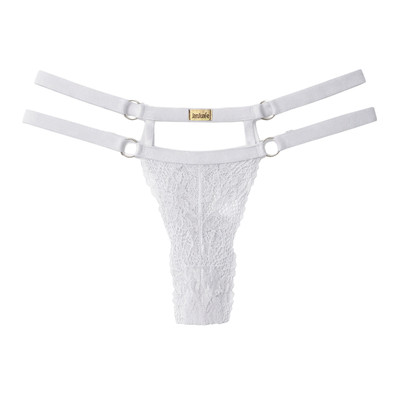 Calcinha Tanga Fio Dental em Renda com Strappy - Sensualle | Tamanho Único | Disponível em 2 Cores
