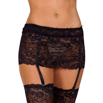 Cinta Liga Lá Vou Eu em Renda - Sensualle | Disponível em 3 Cores e 3 Tamanhos