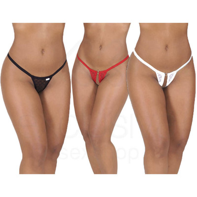 Foto 1 do produto Sensualle - Kit com 3 Calcinhas - Kit Do Prazer
