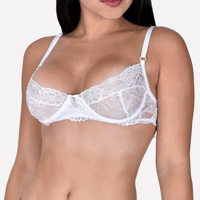 Sutiã Fada em Renda Floral - Sensualle | Disponível em 2 Cores e 3 Tamanhos
