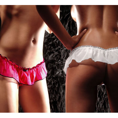 Sensualle - Mini Saia com Calcinha Acoplada Espetáculo | Disponível em 4 Cores | Tamanho: Único