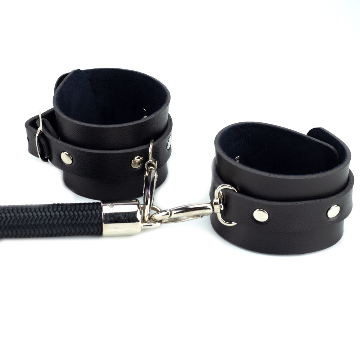 Separador de Braços com Par de Algemas Ajustáveis e Coleira - Exclusiva Linha Sado - 4