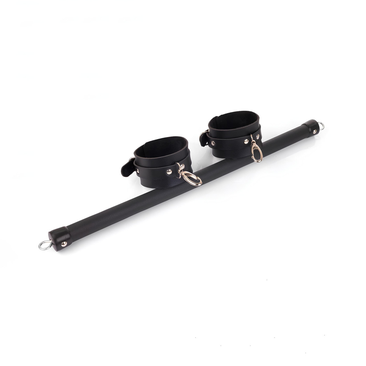 Separador de Pernas com Bastão e Par de Tornozeleiras em Couro Montana e Fivelas Ajustáveis - New Star Couros | Tamanho Único - 2