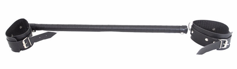 Separador de Pernas com Par de Tornozeleiras em Couro - La Pimienta Sado |Disponível em 2 Cores - 3