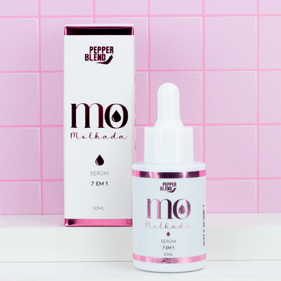 Sérum 7 em 1 à base de Óleo de Amêndoas e Rosa Mosqueta - Pepper Blend Mo Molhada | 30ml