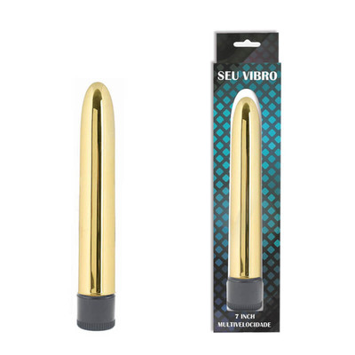 Foto 1 do produto Vibrador Personal Cromado com Vibração Multivelocidade - Seu Vibro | 15 x 3 cm | Disponível em 3 Cores
