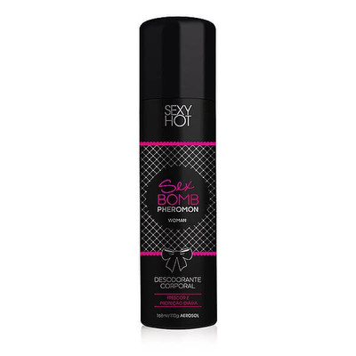 Foto 1 do produto Desodorante Íntimo Feminino com Feromônio que Gera Atração no Sexo Masculino - Sexy Hot Sex Bomb - 168 ml