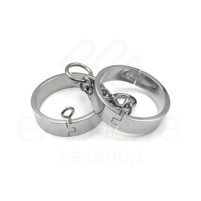 Sex Extra - Algemas em Metal com Chave de Travamento Rosqueável - 31 x 2 cm
