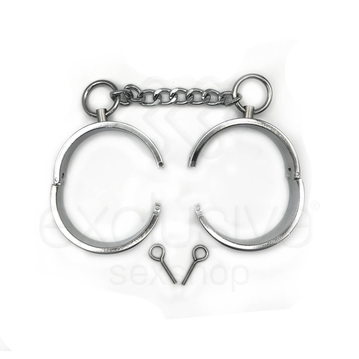 Sex Extra - Algemas em Metal com Chave de Travamento Rosqueável - 31 x 2 cm - 5