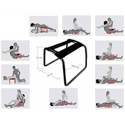 Foto 8 do produto Sex Loving Bounce Stool - Cadeira Erótica em Aço e Tiras Elásticas