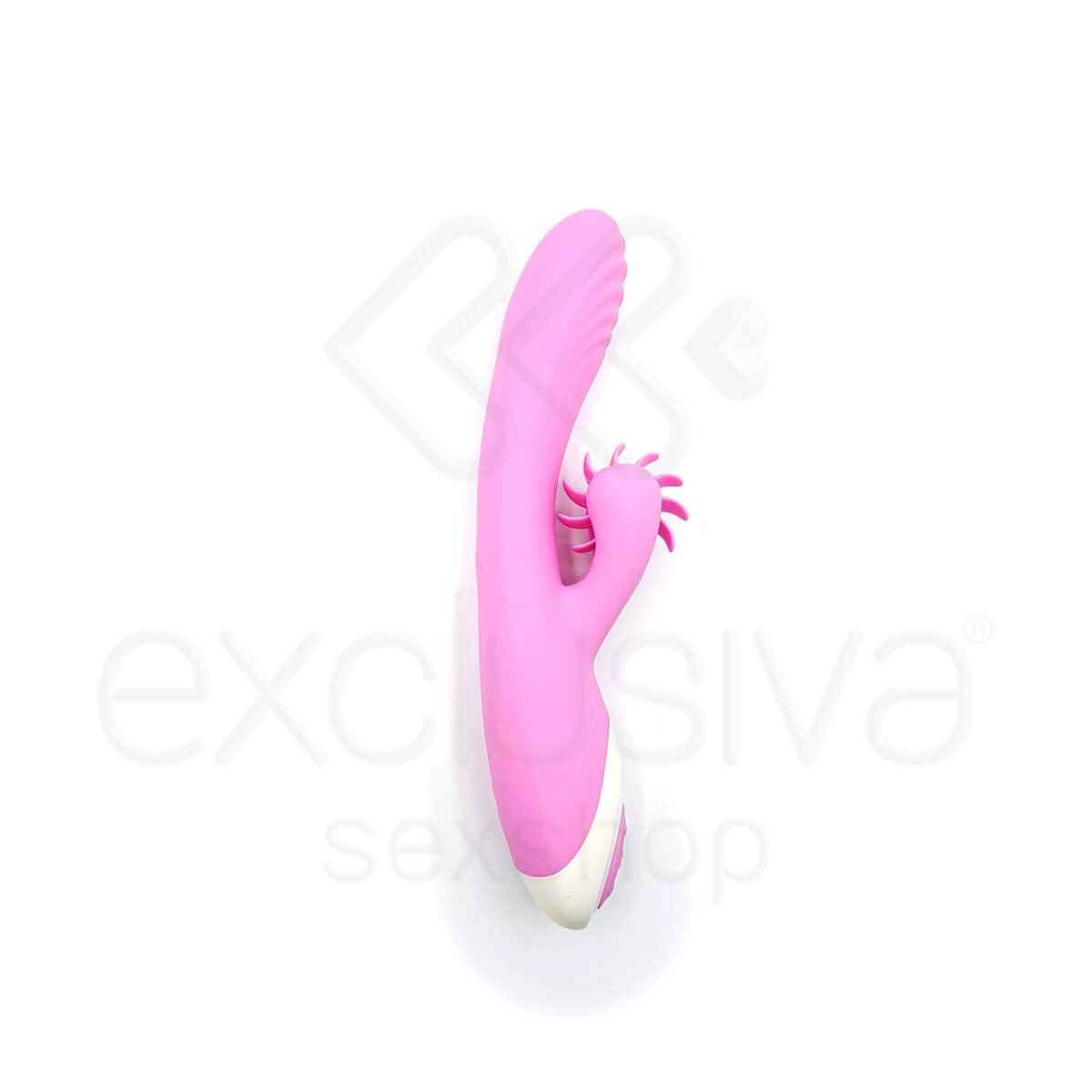 Sex Massager - Vibrador Recarregável Estimulador de Ponto G e de Clítoris com Vértebra, 7 Modos de Vibrações e de Rotações e Função de Auto Aquecimento - 21,3 x 3,5 cm - 2