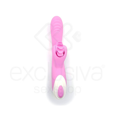 Foto 3 do produto Sex Massager - Vibrador Recarregável Estimulador de Ponto G e de Clítoris com Vértebra, 7 Modos de Vibrações e de Rotações e Função de Auto Aquecimento - 21,3 x 3,5 cm