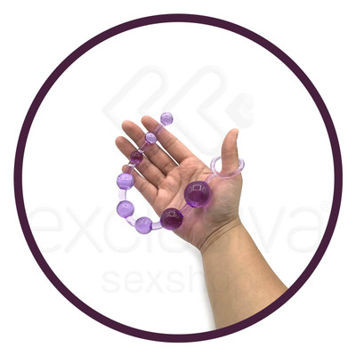 Sex Toy - Bolinhas Tailandesas - 24 x 3,3 cm  | Cor: Lilás