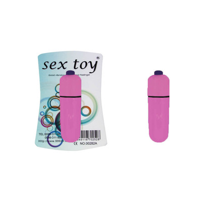 Foto 1 do produto Sex Toy - Cápsula Vibratória com Vibração Única - 5,7 x 1,6 cm | Cor: Rosa