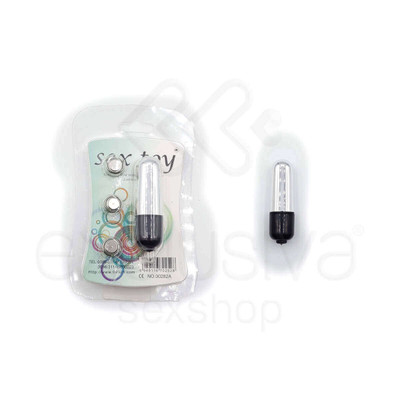 Foto 1 do produto Sex Toy - Cápsula Vibratória com Vibração Única - 5,7 x 1,6 cm | Cor: Prata