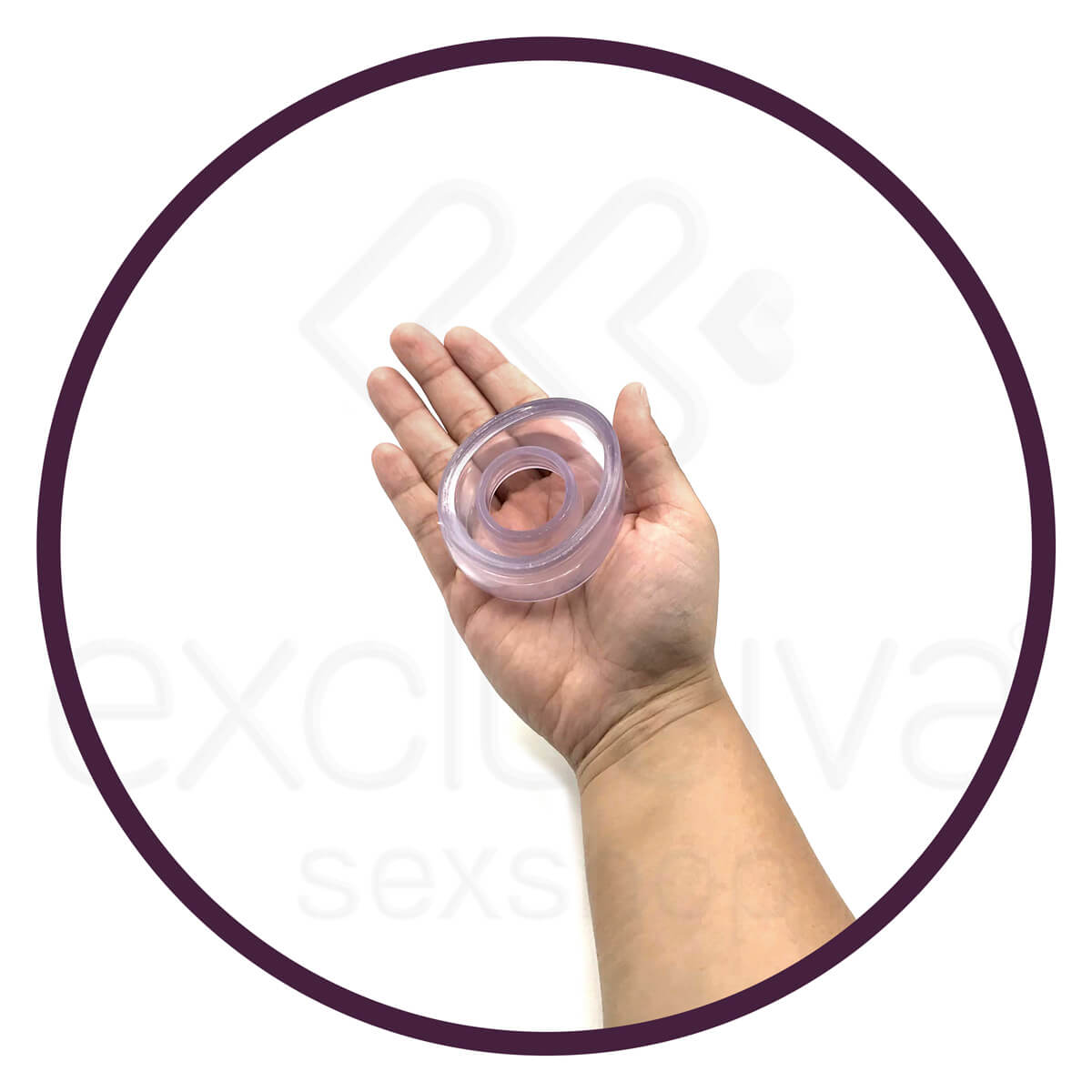 Anel Elastômero Transparente para Bomba Peniana - Sexy Fantasy - 4