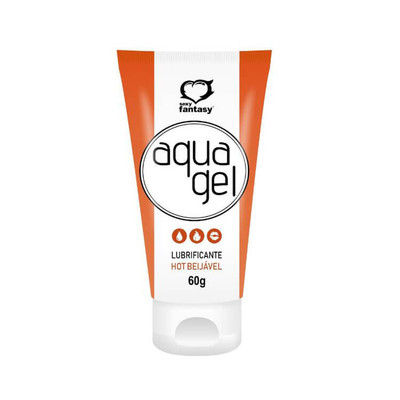 Foto 1 do produto Sexy Fantasy Aqua Gel - Gel à Base De Água Lubrificante Beijável com Efeito que Esquenta - 60 Gramas