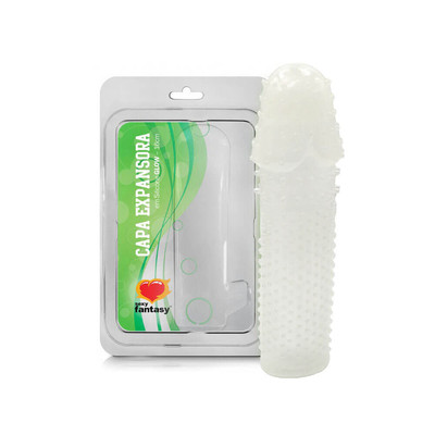 Capa Expansora Glow Fosforescente em Silicone - Sexy Fantasy | 13,1 x 4,2 cm