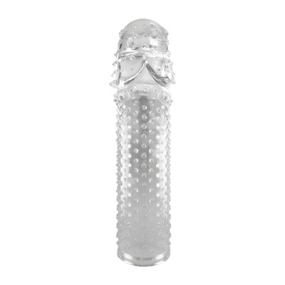 Foto 2 do produto Capa Expansora de Pênis em Silicone - Sexy Fantasy | 16 x 3 cm | Cor: Transparente