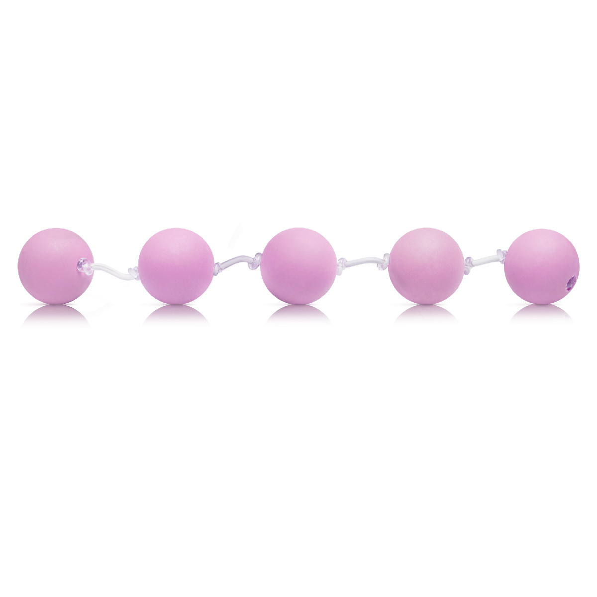 Colar Tailandês no Tamanho M com 5 Esferas e Cordão em Silicone - Love Balls Sexy Fantasy | Disponível em 3 Cores - 2