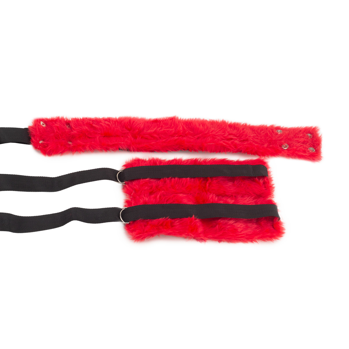 Coleira com Amarras para Tornozeleiras em Pelúcia - Sexy Fantasy Linha Sado | Tamanho Único - 4