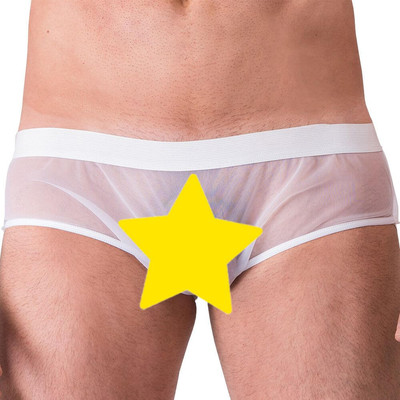 Foto 1 do produto Sexy Fantasy - Cueca Branca em Tule Transparente com Elástico | Tamanho Único