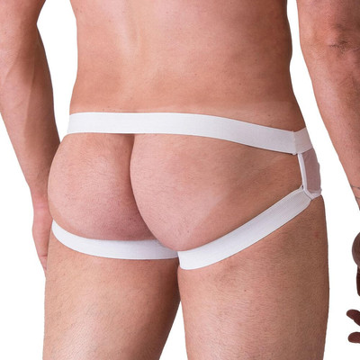 Foto 2 do produto Sexy Fantasy - Cueca Branca em Tule Transparente com Elástico | Tamanho Único