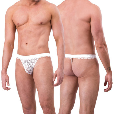 Foto 1 do produto Sexy Fantasy - Cueca Fantasy em Renda Branca| Tamanho Único