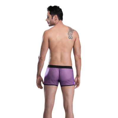 Foto 2 do produto Sexy Fantasy - Cueca Fetiche em Cetim e Tule Transparente