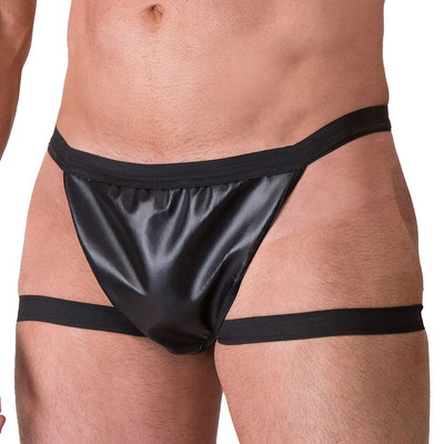Foto 1 do produto Sexy Fantasy - Cueca JockStrap em Couro Sintético | Tamanho Único