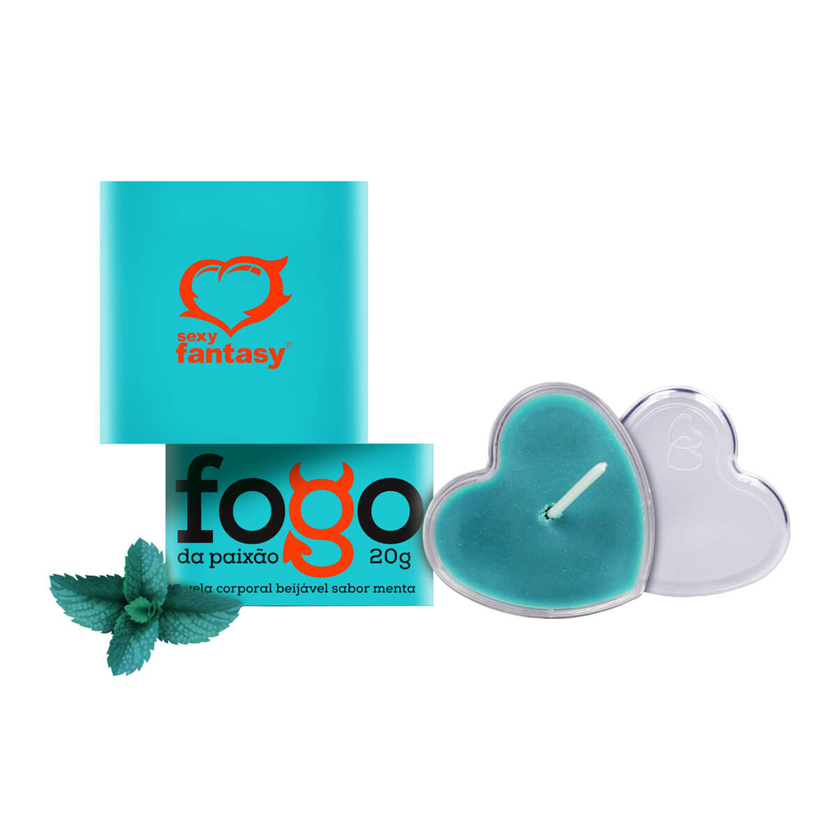 Vela Corporal Beijável - Sexy Fantasy Fogo da Paixão | 20g | Disponível em 3 Sabores - 3