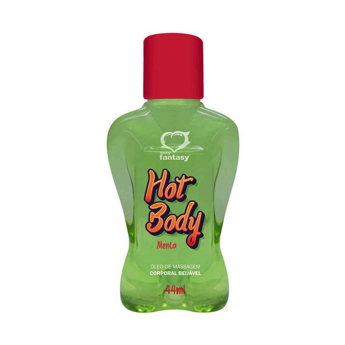 Óleo para Massagem Corporal Beijável - Sexy Fantasy Hot Body - 44ml | Disponível em 3 Sabores - 3