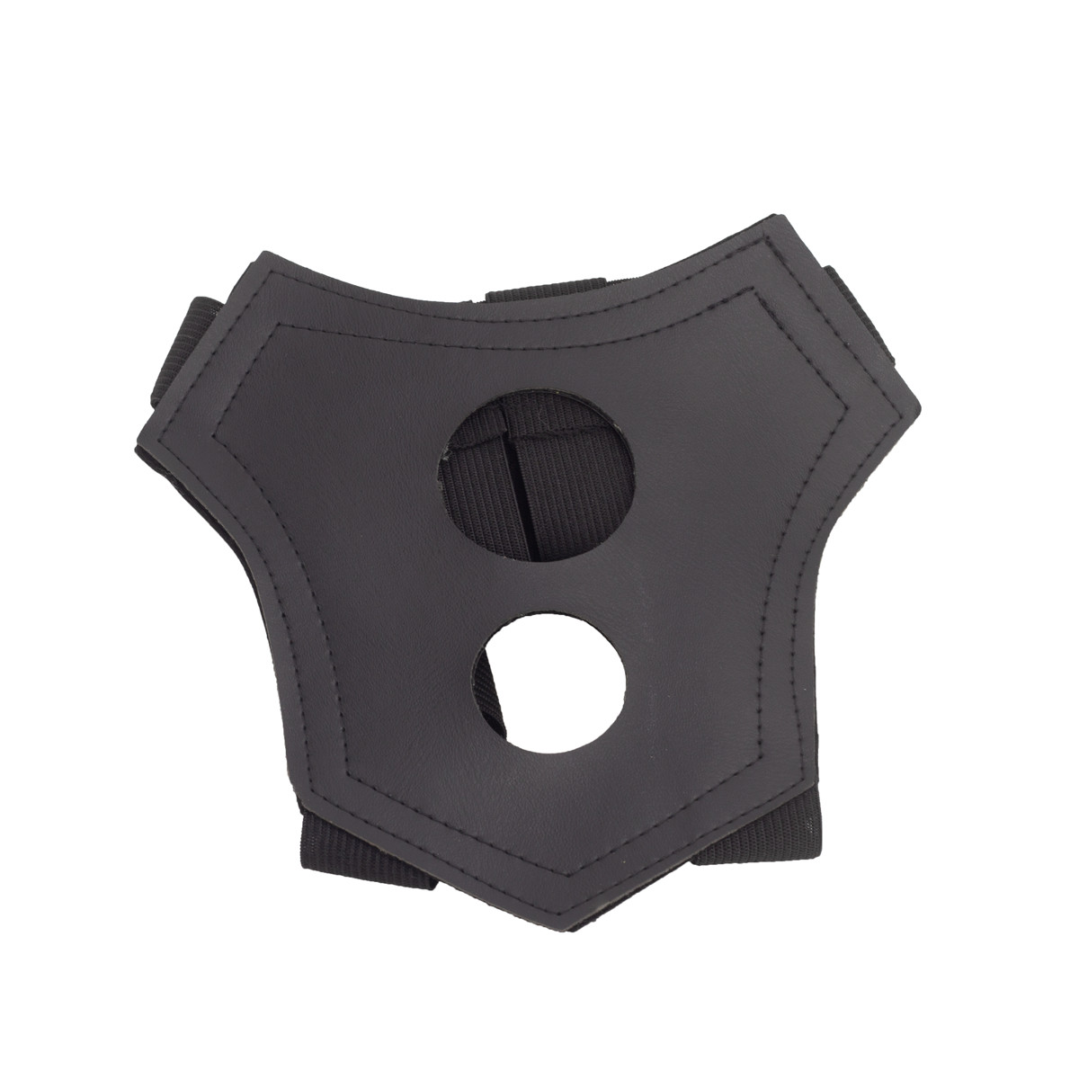 Cinta Peniana Avulsa em Couro Sintético com Duas Aberturas para Próteses Penianas - Sexy Fantasy Linha Sado 07 | Tamanho Único - 2