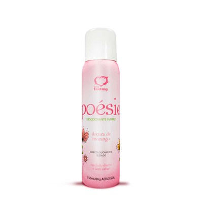 Desodorante Íntimo para o Cuidado Diário e Bem Estar com Aroma Doçura de Morango - Sexy Fantasy Poésie | 150 ml