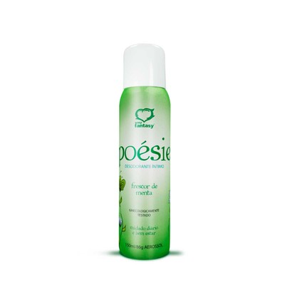 Desodorante Íntimo para o Cuidado Diário e Bem Estar com Aroma Frescor de Menta - Sexy Fantasy Poésie | 150 ml