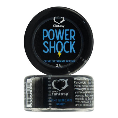 Foto 1 do produto Pomada Excitante Unissex Neutro com Efeito Eletrizante - Sexy Fantasy Power Shock - 3,5g