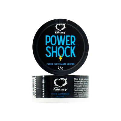 Foto 1 do produto Pomada Excitante Unissex Neutro com Efeito Eletrizante - Sexy Fantasy Power Shock - 7,5g