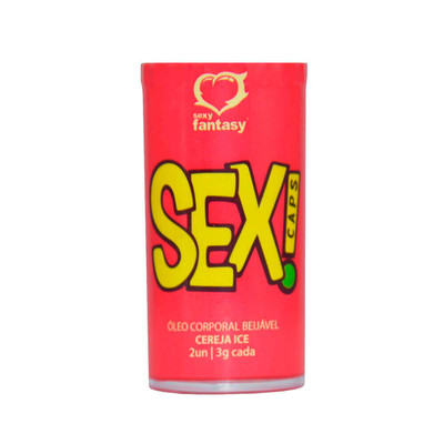 Foto 2 do produto Bolinha Explosiva Beijável - Sexy Fantasy Sex Caps | Disponível em 8 Aromas